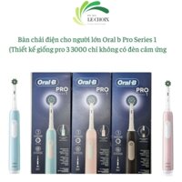 Bàn chải điện Oral b Pro Series 1, bàn chải điện người lớn mẫu mới 2023 giống Oral b pro 3 3000, 3 Chế Độ Chải Răng