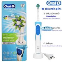 Bàn chải điện Oral-B Vitality Cross Action (Sạc điện – Braun) sạch sâu mảng bám kẽ răng