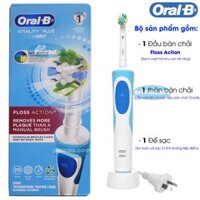 Bàn chải điện Oral-B Vitality Floss Action (Sạc điện – Braun) cho răng nhiều mảng bám