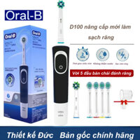 Bàn chải điện Oral B,Bàn chải đánh răng điện xoay 2D ORAL-B D100 Vitality vệ sinh răng miệng Sạc tự động