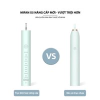 Bàn Chải Điện Sonic X5, Máy Đánh Răng Tự Động 6 Chế Độ Sóng Âm Làm Sạch Mảng Bám Công Nghệ Đức Kèm 4 Đầu Và Hộp Đựng