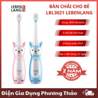 Bàn Chải Điện Thông Minh Cho Bé Lebenlang LBL3021 Nhiều Chế Độ Sử Dụng Phù Hợp,Lông Chải Kháng Khuẩn,Mềm Mịn Bảo Vệ Nướu