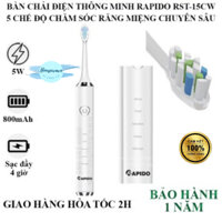 Bàn chải điện thông minh Rapido RST-15CW/WB - Hàng chính hãng