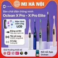 Bàn chải điện thông minh Xiaomi Oclean X Pro Elite Premium set /Oclean X Pro/Oclean Flow/ Oclean Air 2T