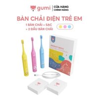 Bàn chải điện trẻ em Gumi GB100 tích hợp 3 chế độ, bàn chải phù hợp cho các bé