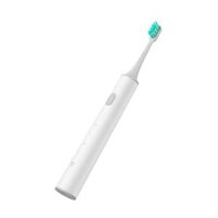Bàn chải điện Xiaomi Mijia T300 rung mạnh mẽ - chống cao răng - lông mềm mịn - pin bền Đầu thay thế cho T500 T300 - T300 TRẮNG