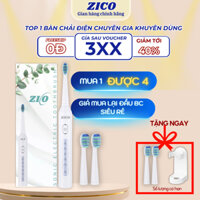 Bàn Chải Điện ZICO XO500 5 Chế Độ Làm Trắng Sạch Răng, Công Nghệ Siêu Âm Sonic, Độ Ồn Thấp