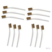 Bàn chải đồng thau KS 12x có tay cầm thoải mái để làm sạch máy in 3D Hiệu quả xóa rỉ sét và sơn