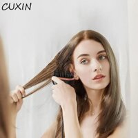 Bàn chải duỗi tóc CUXIN, Lược duỗi tóc không dây có thể sạc lại, Lược chải tóc Mini chống bỏng dễ sử dụng Lược chải râu Ion âm Du lịch