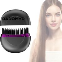 Bàn chải duỗi tóc DADOMYD, Máy duỗi không dây Mini, Lược tạo kiểu nóng có thể sạc lại chống bỏng mịn
