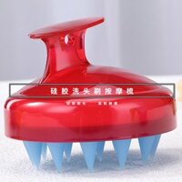 Bàn chải gội đầu cho nam và nữ, thiết bị gội đầu silicone, dụng cụ gội đầu lười, lược massage gội đầu, lược gãi đầu chống ngứa