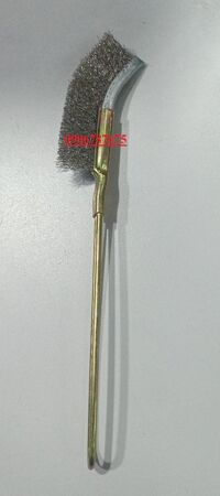 BÀN CHẢI INOX CÁN SẮT MŨI CONG