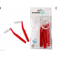 Bàn chải kẽ răng Okamura Asahi dạng L - Gói