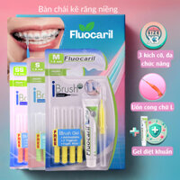 Bàn Chải Kẽ Răng Sabai Fluocaril Thái Lan, bàn chải kẽ cho răng niềng, bàn chải ke răng cho người niềng, bàn chải khe hở