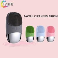 Bàn chải làm sạch da mặt bằng silicon FANFUZOUZU Làm sạch lỗ chân lông sâu Dụng cụ chăm sóc da mềm