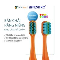 Bàn Chải Niềng Răng Siêu Mềm Pesitro 6580 Ultra Soft Ortho Chải Răng Niềng Chuyên Dụng