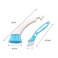 Bàn Chải Nylon 2 Đầu Mã KM1353 - Sản Xuất Chuẩn Nhật Dụng Cụ Vệ Sinh Tiện Lợi Cho Những Nhà Nội Trợ [bonus]