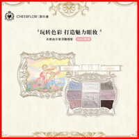 (Bàn chải phấn mắt miễn phí) CHEERFLOR Angel trang điểm tích hợp tấm phấn mắt mới nổi bật