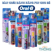 Bàn Chải Pin Cho Bé ORAL-B Star Wars/Disney/Pixar 3+ Year Bé 3 Tuổi bàn chải đ‎ánh răng dùng pin Oralb (Giao ngẫu nhiên)