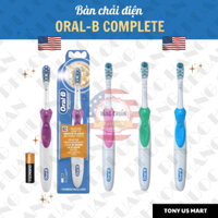 Bàn chải Pin Oral-B 3D White, Gum Care, Deep Clean + Đầu Bàn Chải - Tony US Mart