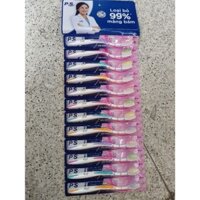 BÀN CHẢI P/S LÔNG TƠ (1 VỈ 12 CÂY)