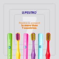 Bàn chải răng niềng siêu mềm có rãnh giữa cho răng niềng Pesitro 6580 ultra soft