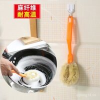 Bàn chải rửa nồi ma thuật tay cầm dài, bàn chải rửa bát, bàn chải làm sạch nhà bếp, bàn chải rửa nồi ma thuật cứng