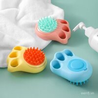 Bàn chải tắm cho thú cưng, lược massage chân mèo, lược silicone mềm đa chức năng, bàn chải đầu, lược vệ sinh cho mèo, đồ dùng cho mèo