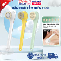 Bàn Chải Tắm Điện Thông Minh Tự Động EB01- Kèm 6 Đầu Chải Có Thể Xoay 2 Chiều- Thân Thiện Với Là Da.
