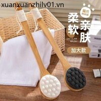 Bàn Chải Tắm Phong Cách Nhật Bản Móng Vuốt Mèo Mềm Tóc Tắm Bàn Chải Lưng Không Làm Tổn Thương Da Chà Bùn Tắm Chà Lưng Bàn Chải Tay Cầm Dài Bàn Chải Dụng Cụ Tiện Dụng