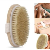 Bàn chải tẩy tế bào chết ướt và khô có lông mềm Bàn chải chà toàn thân Massage toàn thân Bàn chải làm sạch vòi hoa sen Bàn chải cơ thể