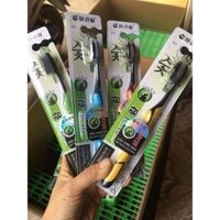 Bàn chải than tre hoạt tính Bossi công nghệ Hàn Quốc hộp 30 chiếc