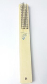 Bàn chải thép 5 hàng cán gỗ