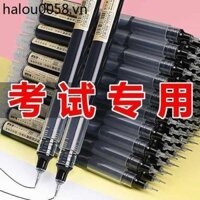 Bàn Chải Thi Chuyên Dụng Bút Bi Thẳng Loại Chất Lỏng Nhanh Khô Rollerball Bút Đen 0.5 Full Kim Ống Khổng Lồ Có Thể Viết Bút Gel