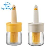 Bàn chải thịt nướng cao cấp thực phẩm có chai Bàn chải dầu silicon nhà bếp Bình dầu chịu nhiệt độ cao Tích hợp, dễ sử dụng