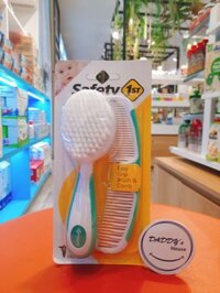 Bàn chải tóc & lược Easy Grip của Safety 1st (trắng)