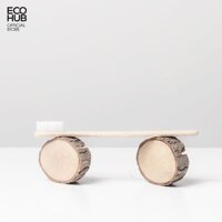 Bàn chải tre ECOHUB dành cho Khách sạn, khu du lịch - Trắng