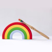 BÀN CHẢI TRE THE HUMBLE, LÔNG SIÊU MỀM -TRẺ EM CẦU VỒNG- 89269US