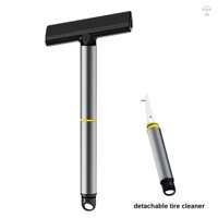 Bàn chải tuyết ô tô đa năng 3 trong 1 Máy cạo đá và máy làm sạch lốp có thể tháo rời Thiết bị loại bỏ tuyết ô tô 11 Inch Xẻng tuyết cho kính chắn gió Xe tải SUV