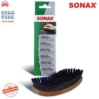 Bàn Chải Vệ Sinh Nội Thất Sonax 416741 Textile & Leather Bruin làm sạch khô và ướt sạch triệt để và nhẹ nhàng bề mặt da.