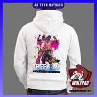 [Bán Chạy] Áo FF - Áo Khoác Free Fire TVC Mùa 2 HIPHOP Màu Trắng