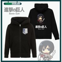 🔥BÁN CHẠY🔥 ÁO khoác áo hoodie Attack On Titan Mikasa Ackerman - BST áo ANime cực HOT khuyến mại khủng giá rẻ dẹp