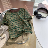 [Bán chạy] Áo thun ngắn tay thoáng khí hoạt hình mới cho bé trai bé gái