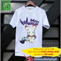 🔥BÁN CHẠY🔥 áo thun nhân vật games mini world vải Cotton thái S031