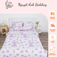 (BÁn Chạy) 💟Bộ chăn hè trần bông ga gối 5 món poly cotton hàng loại 1 💟- Thỏ Tím Sweet Life, Gấu dễ thương, Hoa lá,...