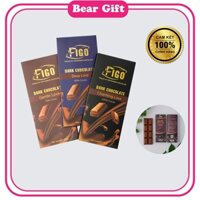 [BÁN CHẠY] COMBO 3 HỘP Dark Chocolate FIGO 100%; 85%; 70% Cacao 100gr, Socola đen nguyên chất ít đường tốt cho sức khỏe