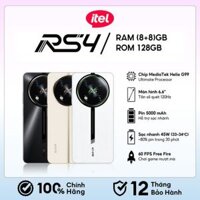 [BÁN CHẠY] Điện Thoại Itel RS4 16(8+8)/128GB | NFC | 5000mAH | 120Hz | Sạc Nhánh & Nhanh 45W | BH 12Tháng