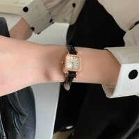 [Bán chạy] ♞,♘Đồng hồ mặt số nhỏ vuông Nữ sinh khí chất Thiết kế thích hợp Ánh sáng sang trọng Đồng hồ thạch anh con trỏ cao cấp