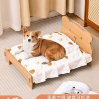 [Bán chạy] Giường cũi cho chó giường cho mèo thú cưng Ổ mèo Giường cho chó mèo nhỏ đồ nội thất cho Chó Bốn Mùa thông dụng thoải mái mềm trơn