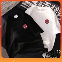 BÁN CHẠY -  L12 Áo thun teen nam nữ TAY NGẮN UNISEX NAM NỮ logo Spider man
